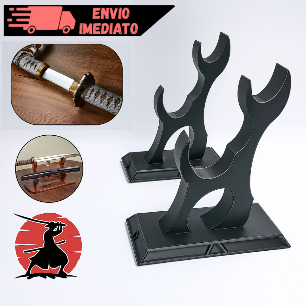 Suporte De Mesa Para Espada Samurai Katana Decorativa Asiatica A Pronta Entrega