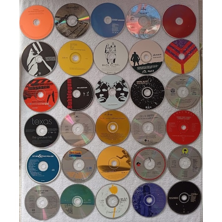 CD Rock Indie Rock Pop Rock Alternativo Atenção Apenas As Mídias Sem Os Encartes Frontal e Traseiro Envio Em Envelope