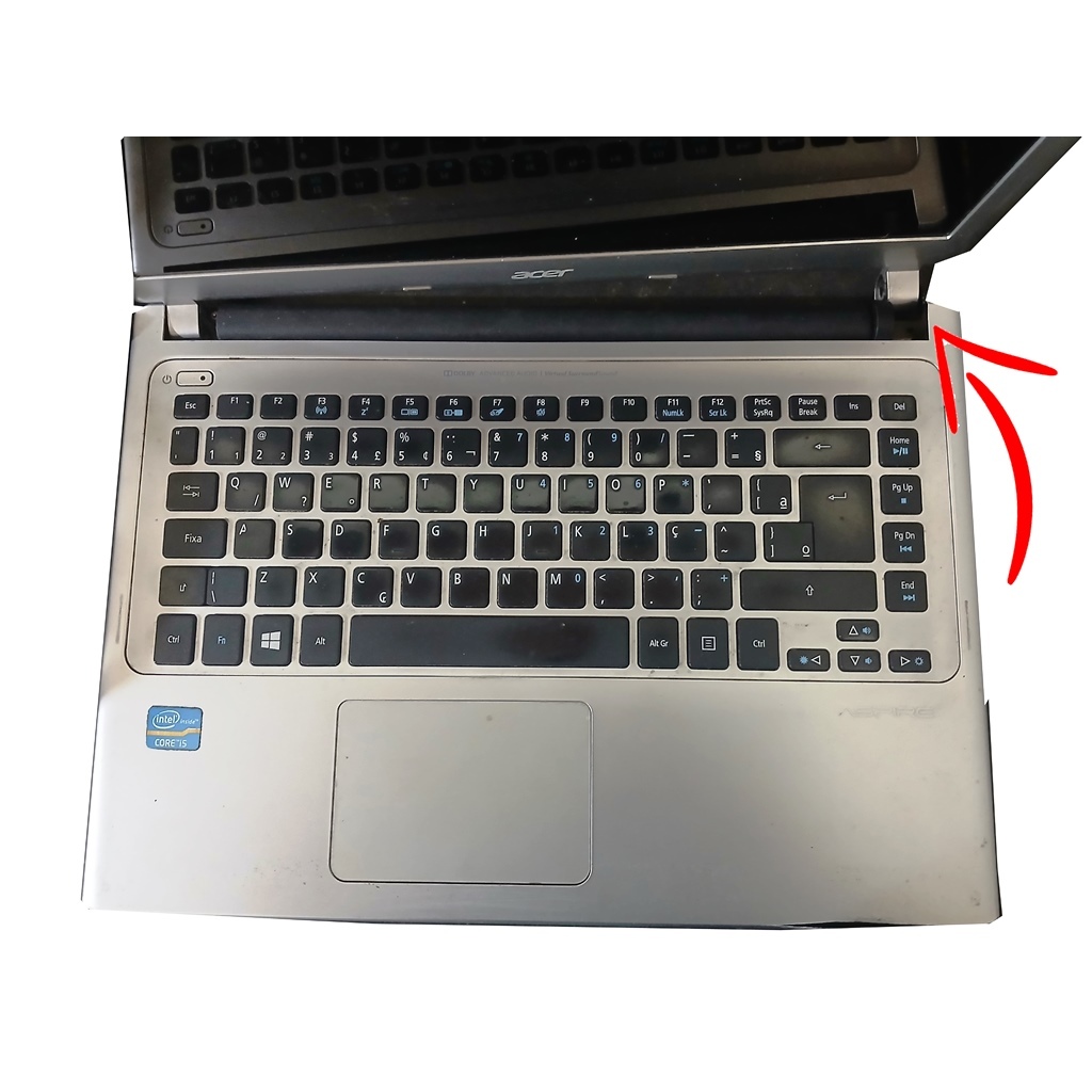 NOTEBOOK ACER ASPIRE V5-471 NOTEBOOK I5 COM 4 GB DE RAM HD SSD 128GB REPARO APROVEITAMENTO DE PEÇAS