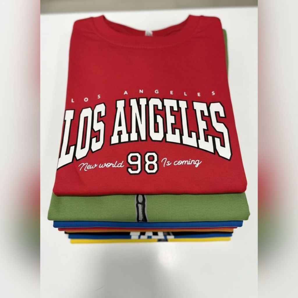 kit 7 Camisetas Juvenil Menino - Peças com alta qualidade de Roupas  Promoção-cores e estampas variadas sortidas