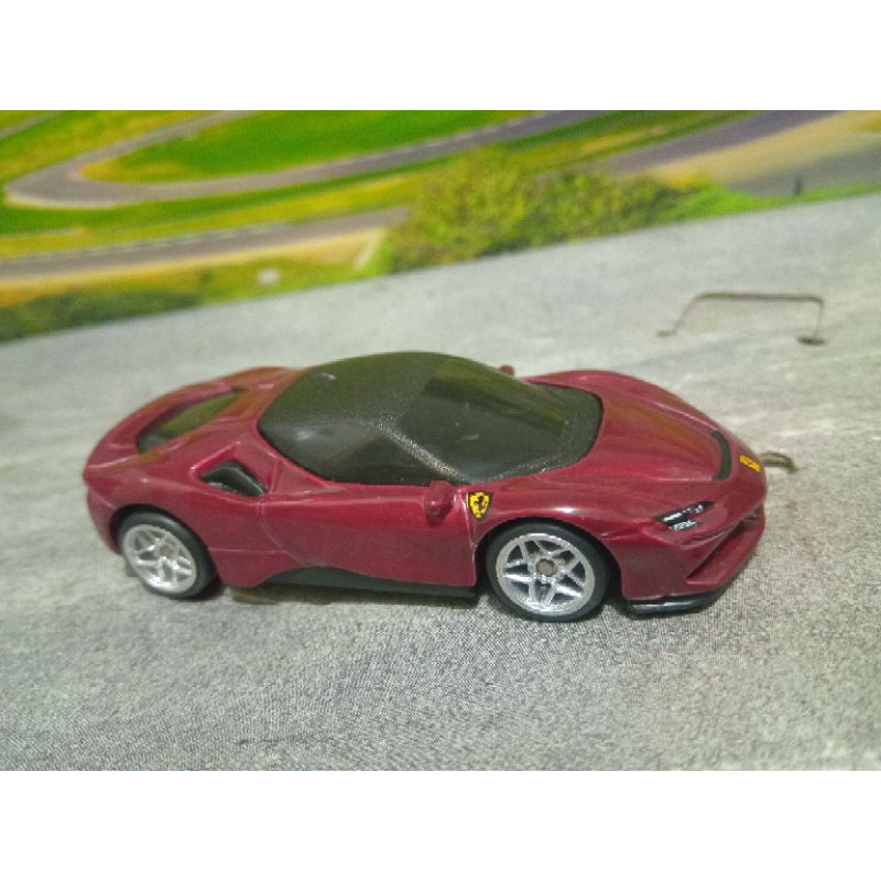 hot wheels Ferrari SF90 stradale vinh0 loose personalizado (rodas com pneus de borracha+detalhes)
