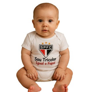 Body Bebê Time Futebol Torcedor Jogador Presente Frase Sou ... Igual o Papai em Oferta na Shopee