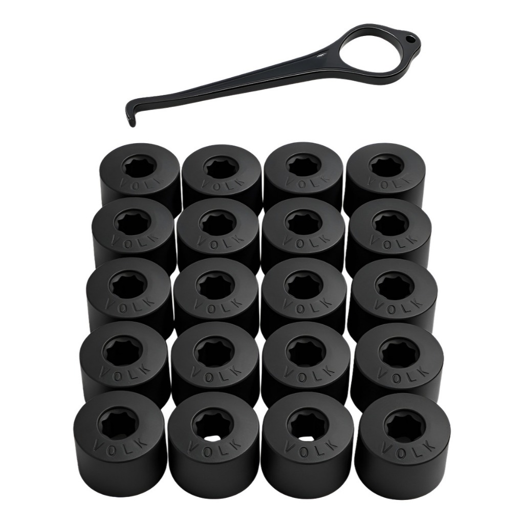 Kit 20 Capa Parafuso De Rodas Vw Golf Polo Nivus T-cros Jetta Fox Gol Voyage Saveiro Parati