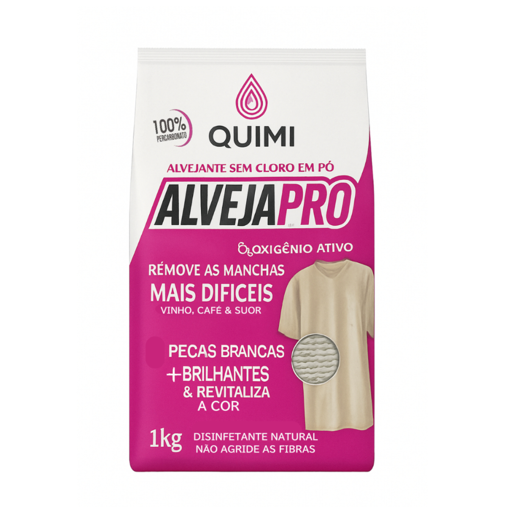 Percarbonato de Sódio 100% Puro Alvejante Sem Cloro Tira Manchas Roupas Brancas e Coloridas