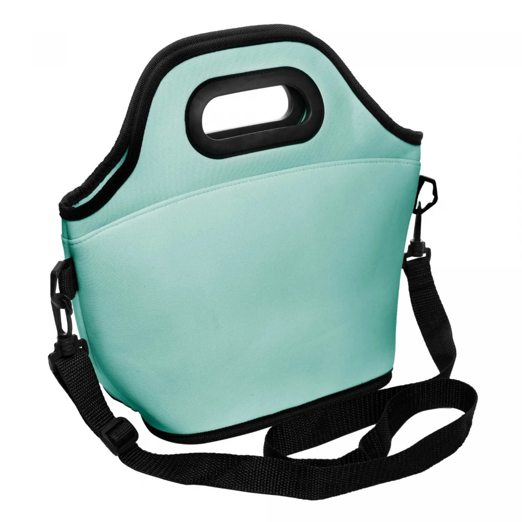 Bolsa Térmica de Neoprene com Alça Verde 30cm x 15cm x 29cm - Lyor