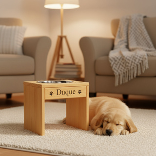 Comedouro Pet Grande Único Elevado Personalizado para Gato e Cachorro em Oferta na Shopee