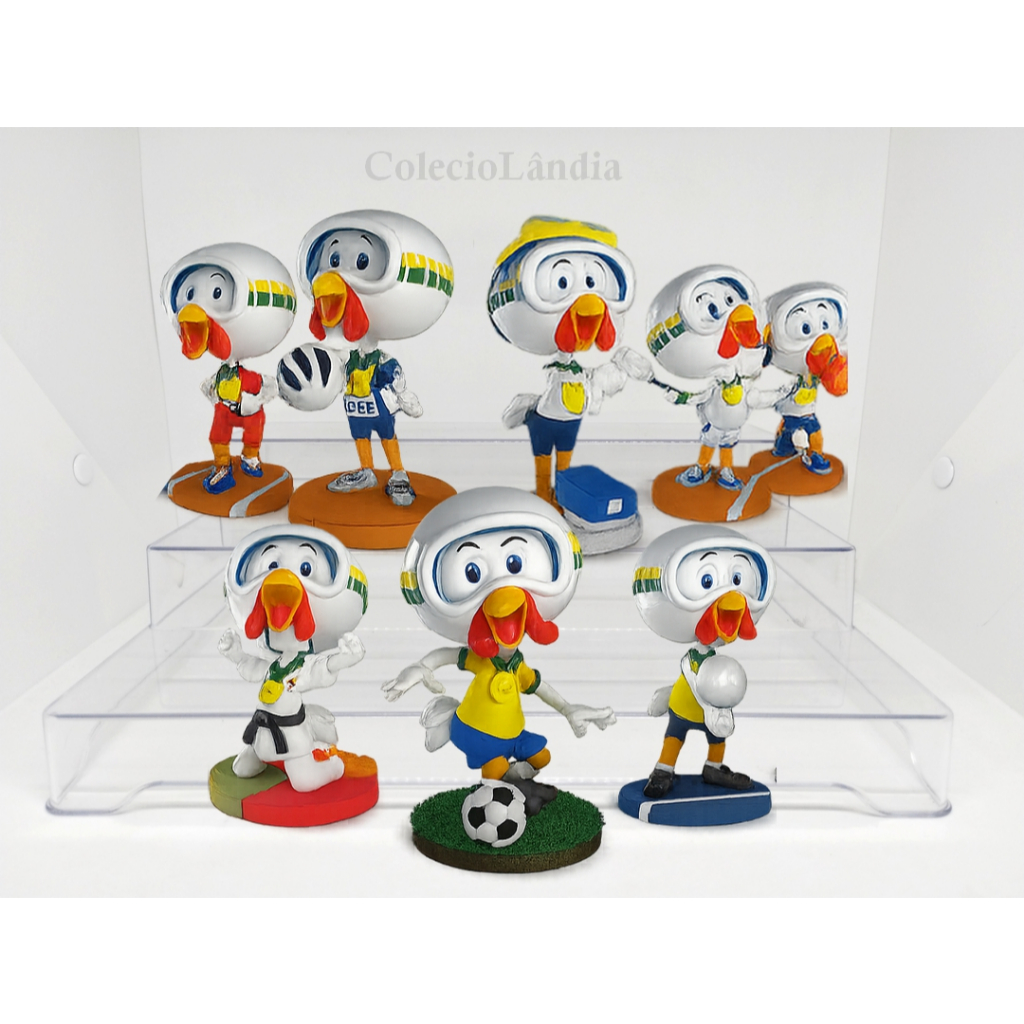 Galinhos Sadia Mascotes da Sorte Jogos Olímpicos Rio 2016 (Unidade)