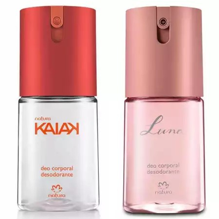 Desodorante Corporal Kaiak Feminino 100ml/Luna 100ml(KIT COM 02)