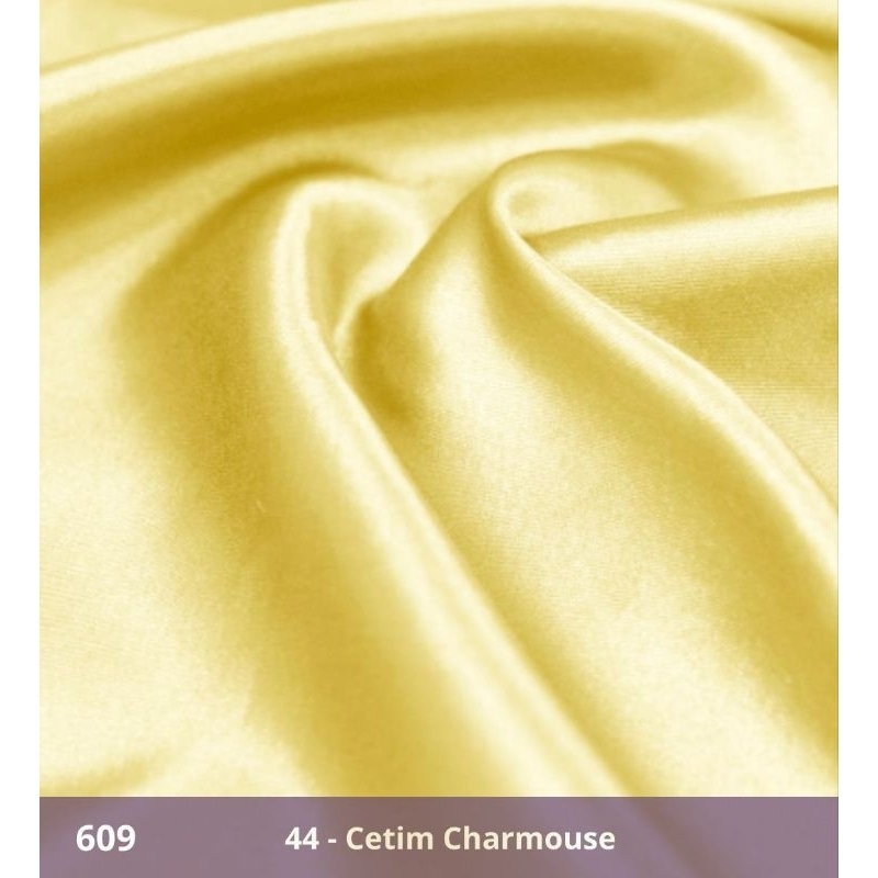 Oferta 5 Metros do Cetim Amarelo Manteiga