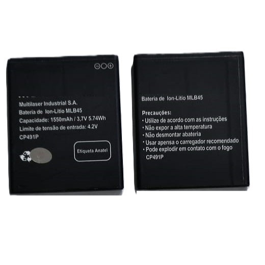 Flex Carga Bateria Multilaser Ms45 Ms45s Mlb45 envio já