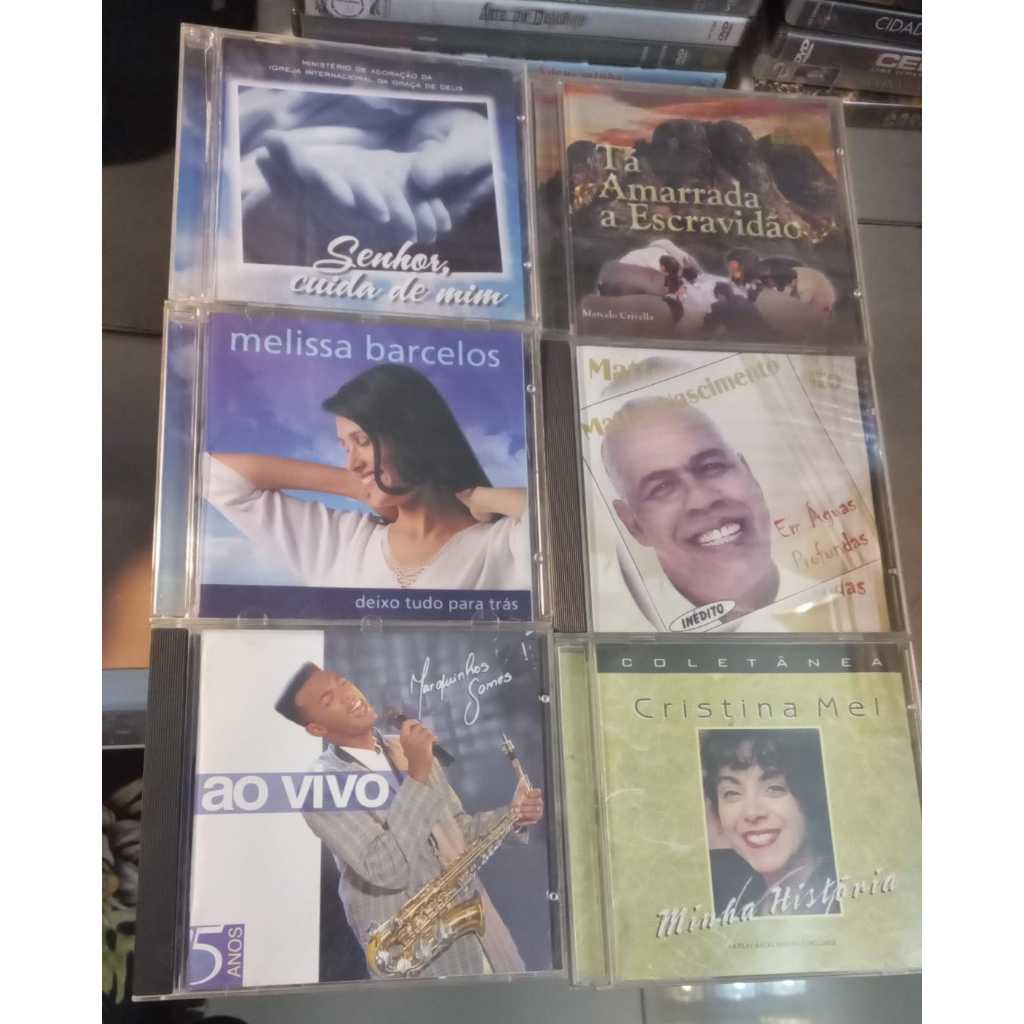 Cds Melissa Barcelos marquinhos gomes Marcelo crivella mattos nascimento igreja da graça de Deus louvor evangélico raros