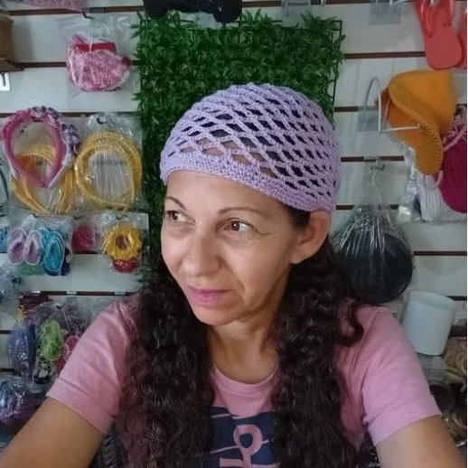 Touca de crochê _ HEADPIECE _ TOUCA REDINHA _ Touca para trabalho ou para dormir