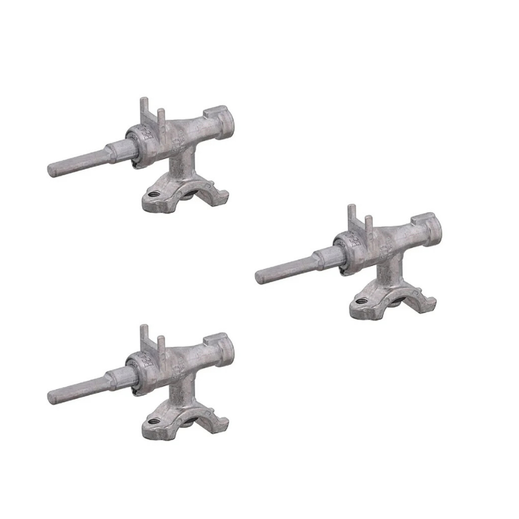 Kit 3 Registro Ramal Fogão Cooktop Brastemp Consul 326056404