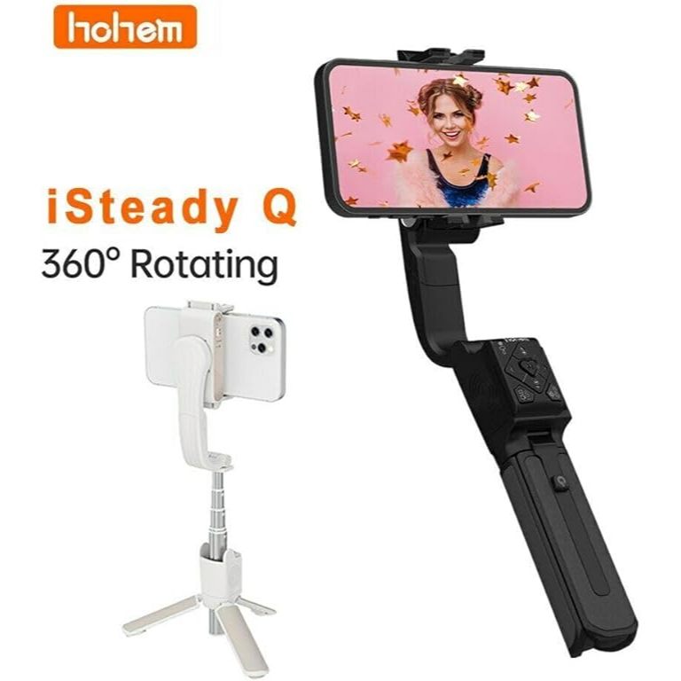 Estabilizador Gimbal de Celular Hohem iSteady Q de 3 Eixos Para Smartphone Cardan Dobráve…