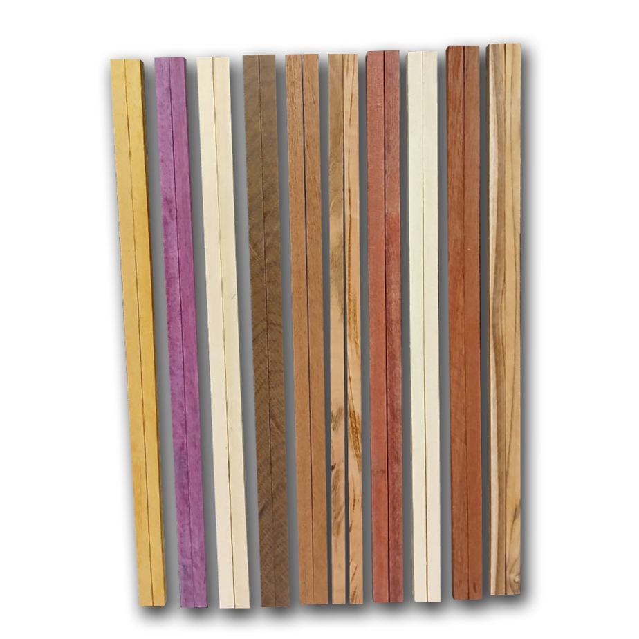 Varetas Madeiras Nobre = 18 Pç - 40 x 1 x 1cm