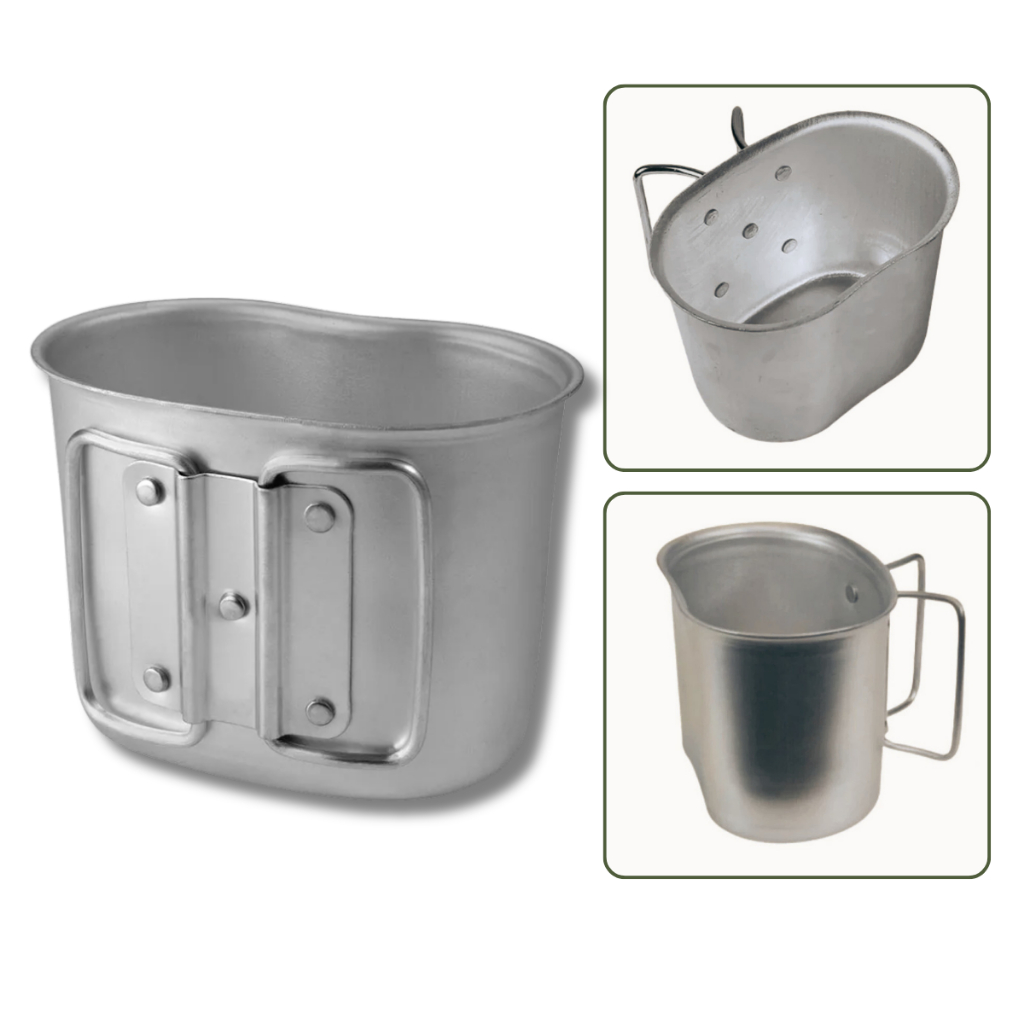 Caneca Para Cantil 530ml Com Alças Retráteis Em Alumínio em Oferta na Shopee