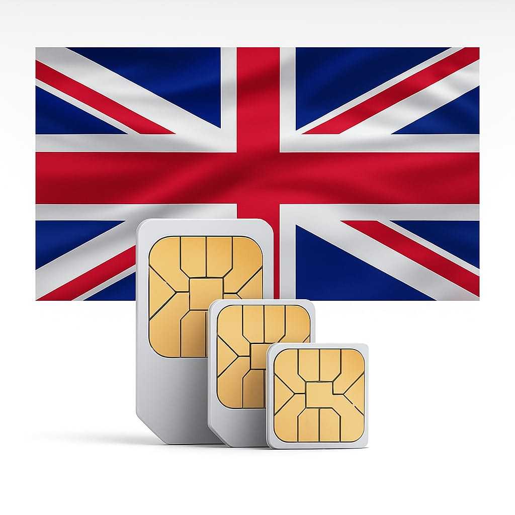 10x Chips Reino Unido Three - Sem Recarga. em Oferta na Shopee