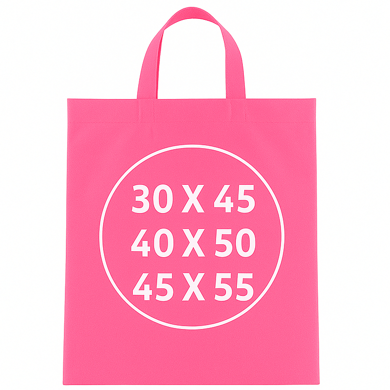 50 SACOLAS ALÇA FITA 30X45 / 40X50 / 45X55 - EMBALAGEM LOJA em Oferta na Shopee
