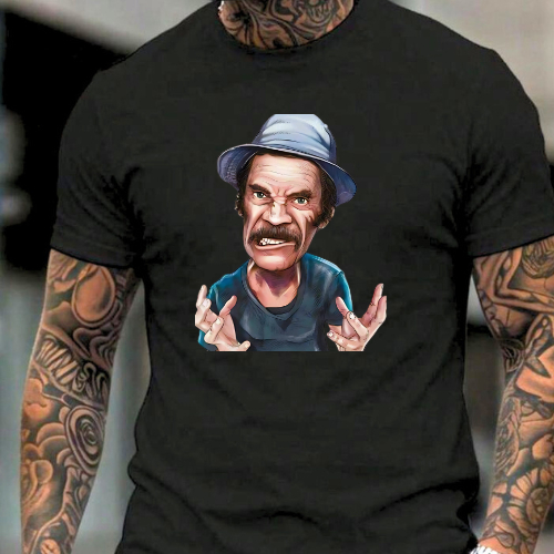 Camiseta Seu Mardruga 100% Algodão Chaves Vila Professor Girafales Chiquinha Kiko Dona Florinda