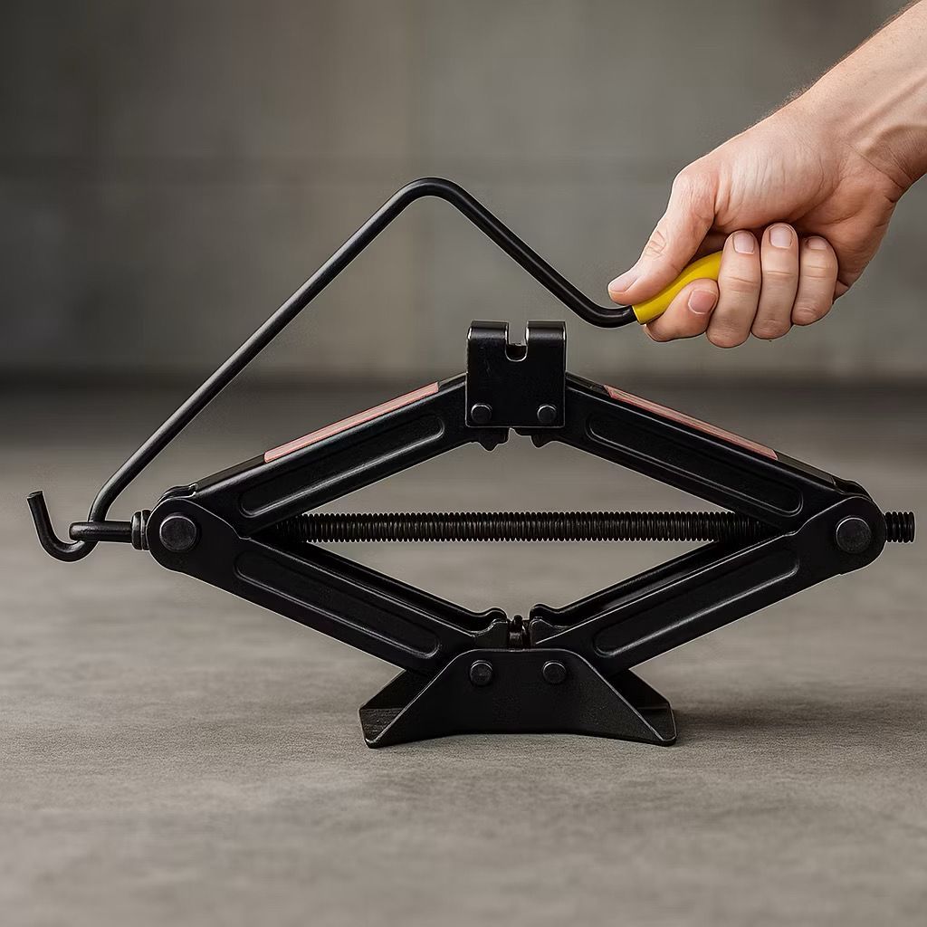 Macaco Sanfona Universal Elevação até 1,5 - 2,0 Toneladas Para Carros Passeio 1500 2000 kg em Oferta na Shopee