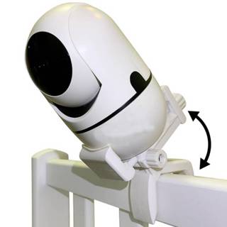 Suporte Inclinável p/ Camera Baba Eletronica Universal para Berço, Cama ou Moveis - Reto / Inclinado em Oferta na Shopee