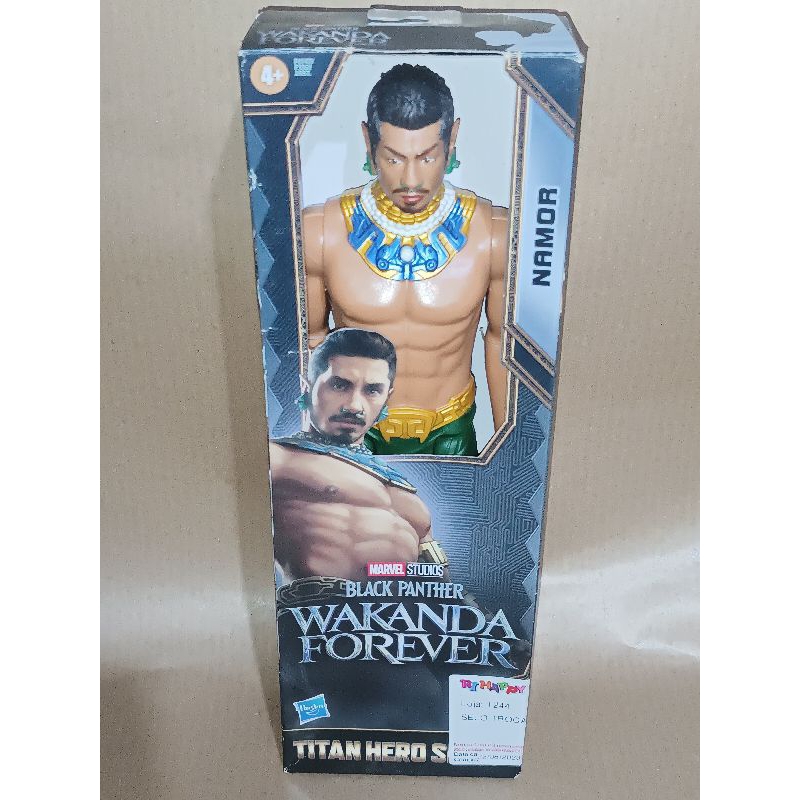 Boneco Namor Pantera Negra Titan Hero