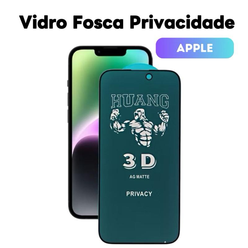 Película Vidro Fosca Privacidade para iPhone 11 12 13 14 15 16 Pro Plus ProMax 6 7 8 XR X XS 16E em Oferta na Shopee