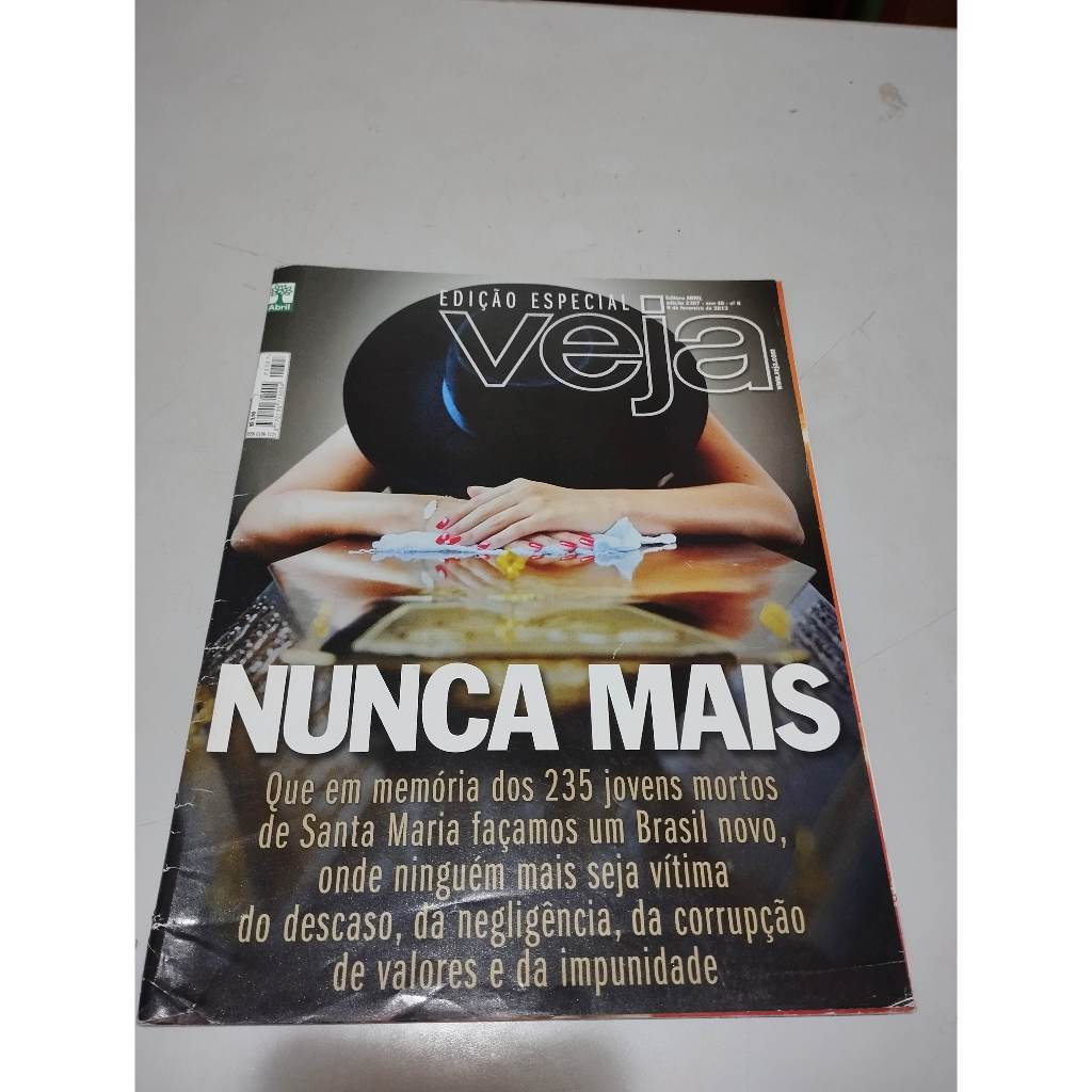 Revista Veja Edição Especial 2307 Tragédia Santa Maria Freud de 06 de Fevereiro de 2013
