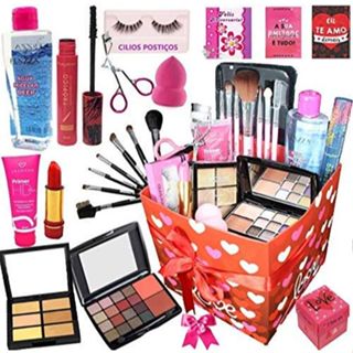 Kit de Maquiagem Completo 19 Itens em Oferta na Shopee