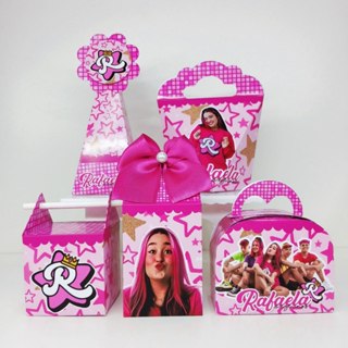 Personalizados Emilly Vick l Os Rosa l PEGUE E MONTE l Lembrancinhas para Festas l Festa l Menina l Kit Caixas em Oferta na Shopee
