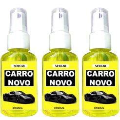 Kit 3 Cheirinho CARRO NOVO Spray Automotivo para Carro Aromatizante de Qualidade Concentrado NEWCAR