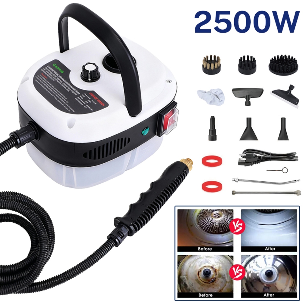 Limpador A Vapor De Alta Temperatura E Alta Pressão 2500w ,Limpeza Móvel Multifuncional De Cozinha