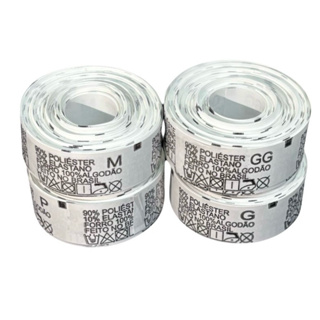 KIT Etiqueta interna de composição c/100 unidades 90%Poliéster   10% elastano e forro 100% algodã em Oferta na Shopee