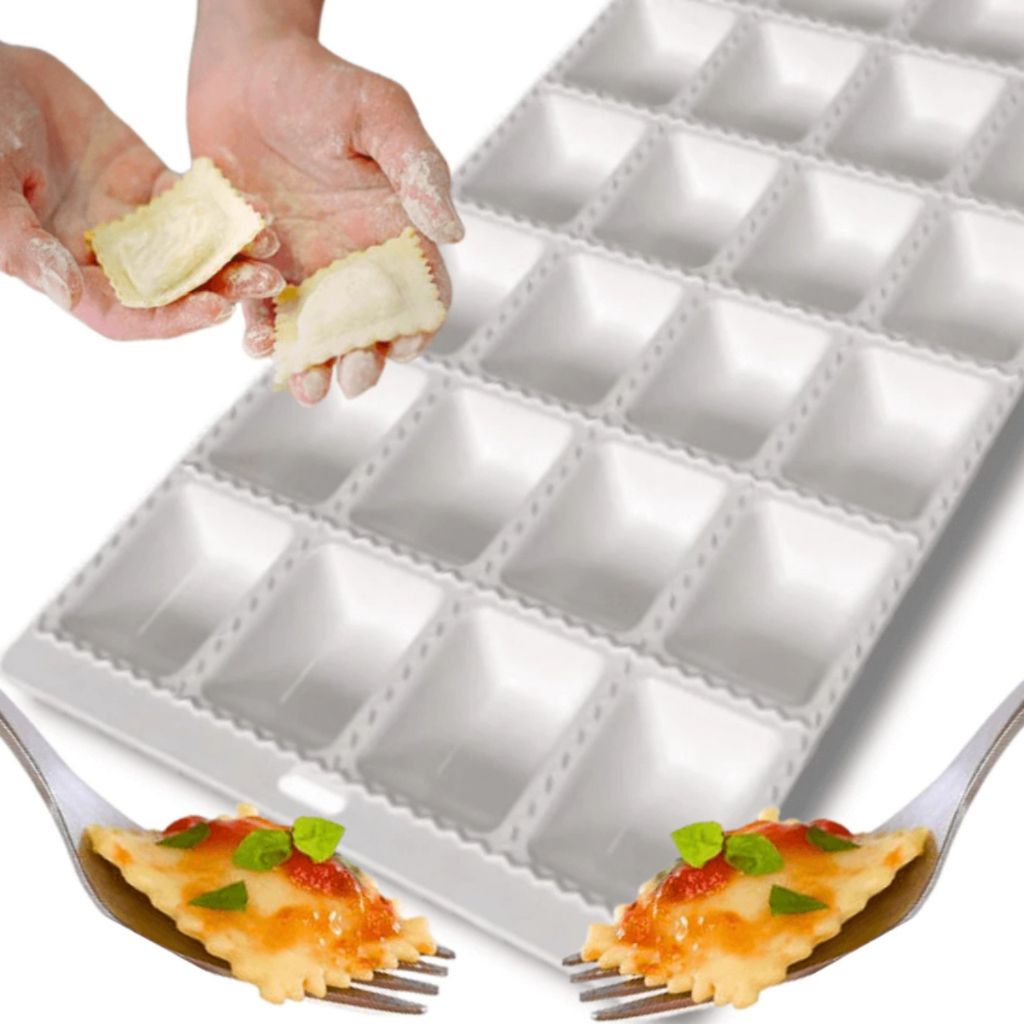 Forma de Pastel 24 Cavidades Ravioli Prático Mini Pastel