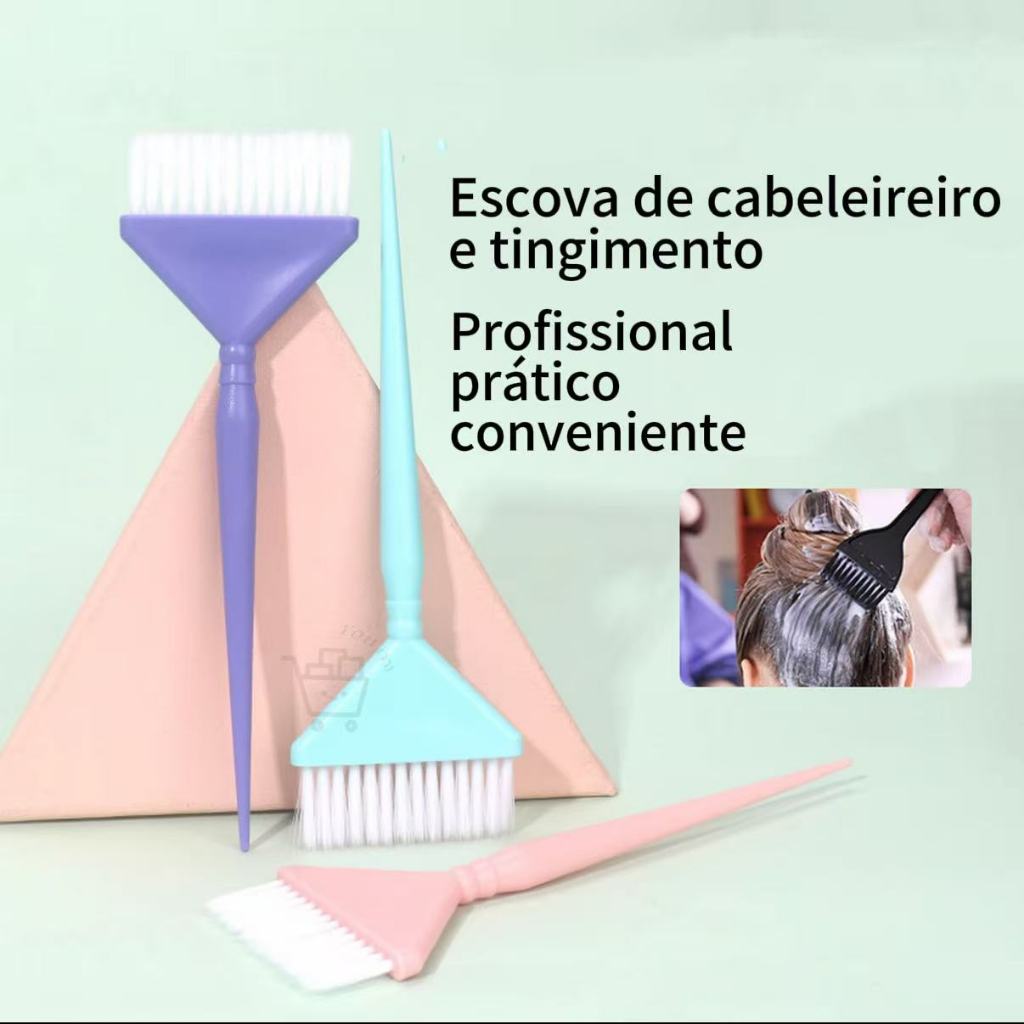Pincel profissional para tingimento e coloração de cabelo, salão de beleza, cuidados especiais