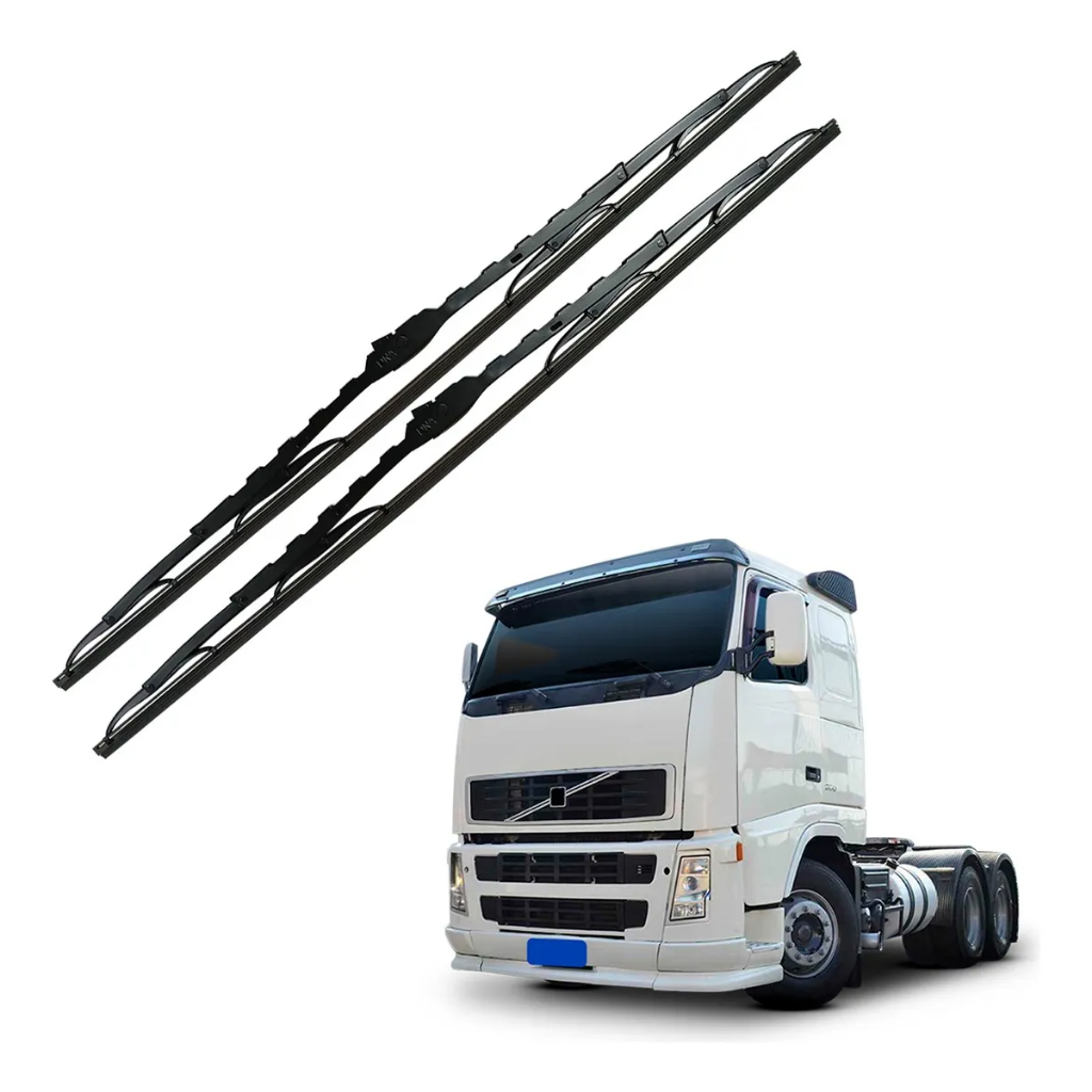 Par Palheta Automotiva 26" 66cm com gancho largo Iveco Euro MB Atego Axor Volvo FH FM FMX em Oferta na Shopee