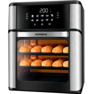 Fritadeira Air Fryer Forno Oven 12L Mondial AFON-12L-BI 2000W Sem Oléo em Oferta na Shopee