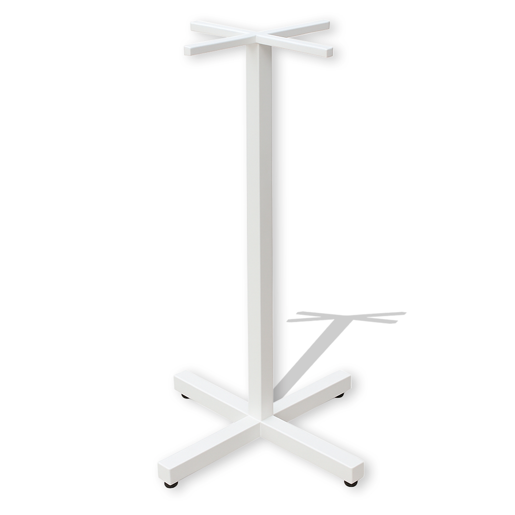 Pé De Mesa Central 73cm Base Pub Branco Móveis Resistentes