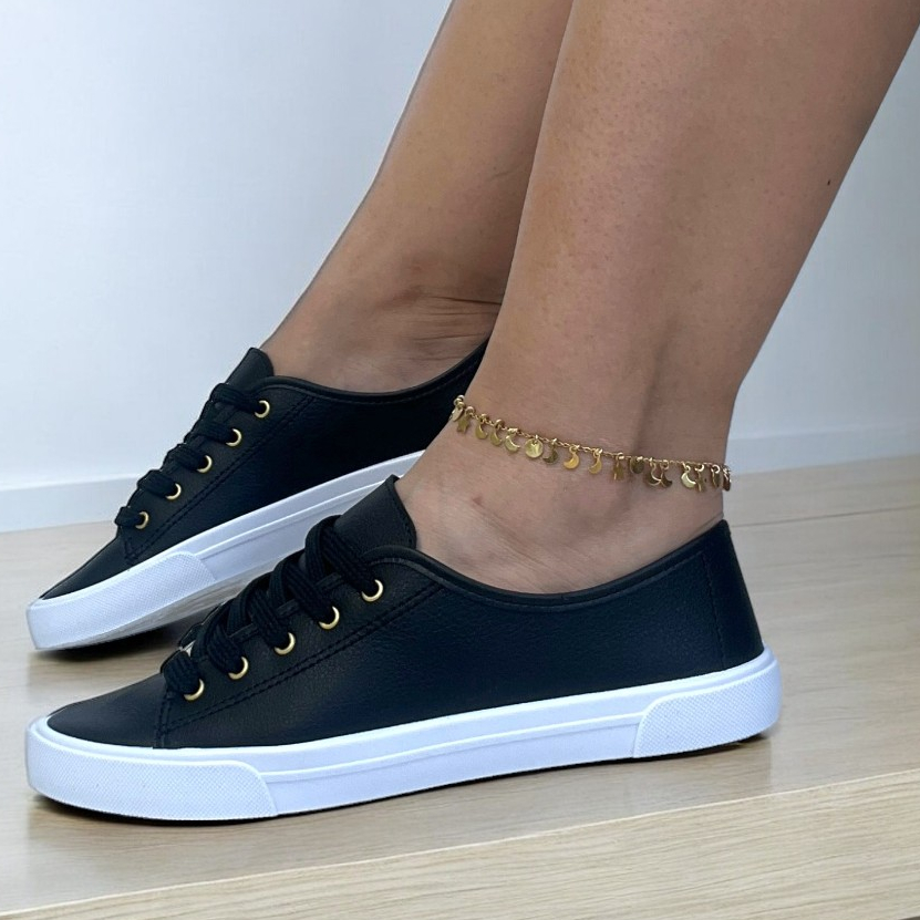 Tênis Moleca Feminino Casual Básico Leve e Confortável 5296 em Oferta na Shopee