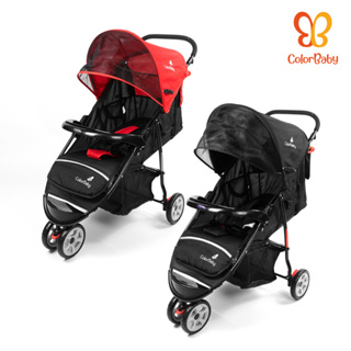 Carrinho de Bebê  Speed Passeio Reclinável com Cinto 5 Pontos e Capota Solar – ColorBaby em Oferta na Shopee