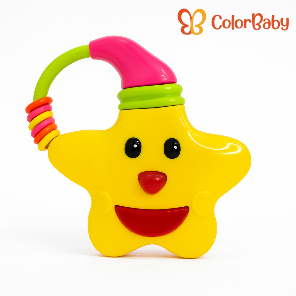 Brinquedo Infantil com Música | Botão Simples | Estímulo e Diversão | Vários Modelos| Color Baby