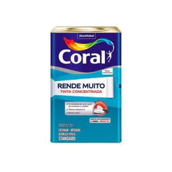 Tinta Coral Rende Muito 16L (Branco Gelo, Palha, Areia, Marfim)