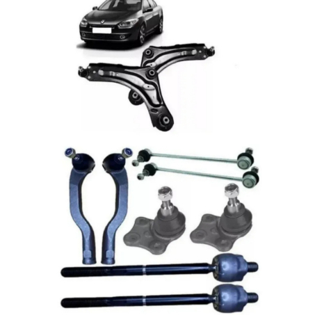 Kit Bandeja+ PIVO + Terminal+ Axial + Bieleta Fluence 2011 A 2016