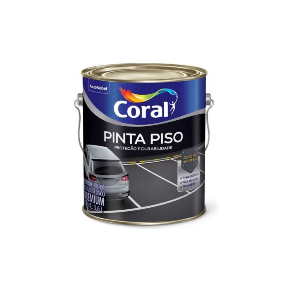 Tinta Coral Pinta Piso Resistente 3,6lts