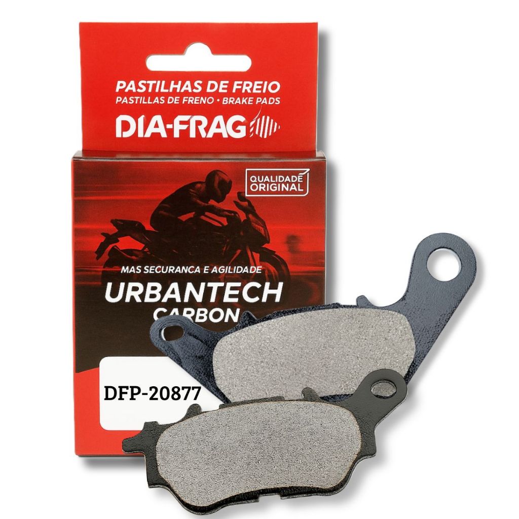 Pastilha de Freio Traseira Mt 03 / Yzf R3 / Xmax 250 Diafrag