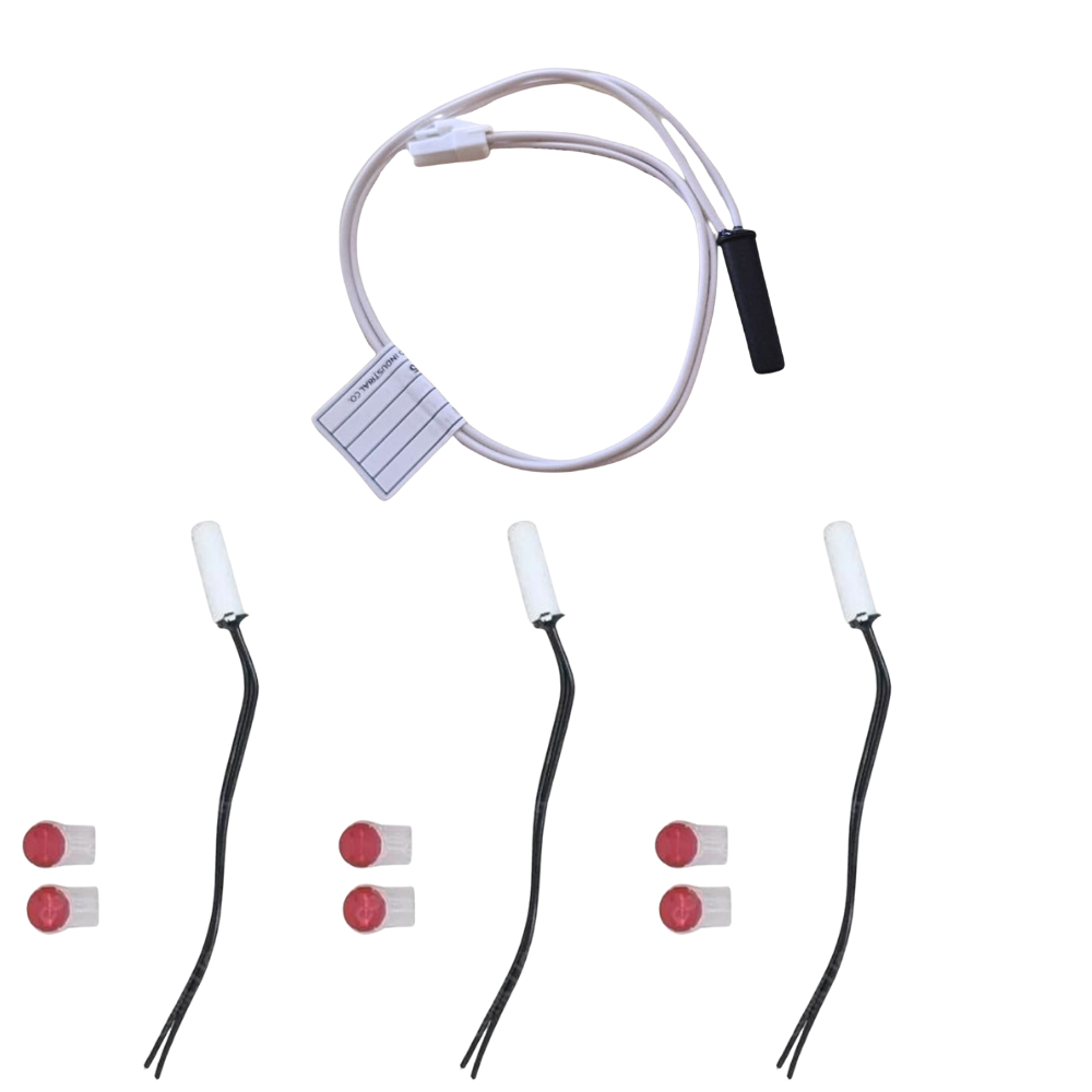 Kit 3 Sensor Temperatura 2,7k E Fusível Geladeira Brm Crm