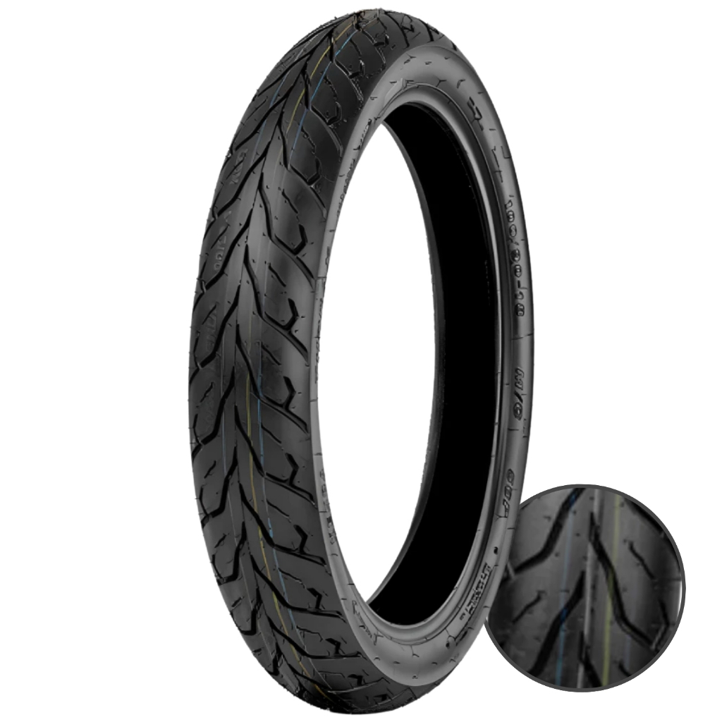 Pneu Kenda K677 Thorax 90/90-18 51P Sem Câmara Moto Aro 18 Traseiro em Oferta na Shopee