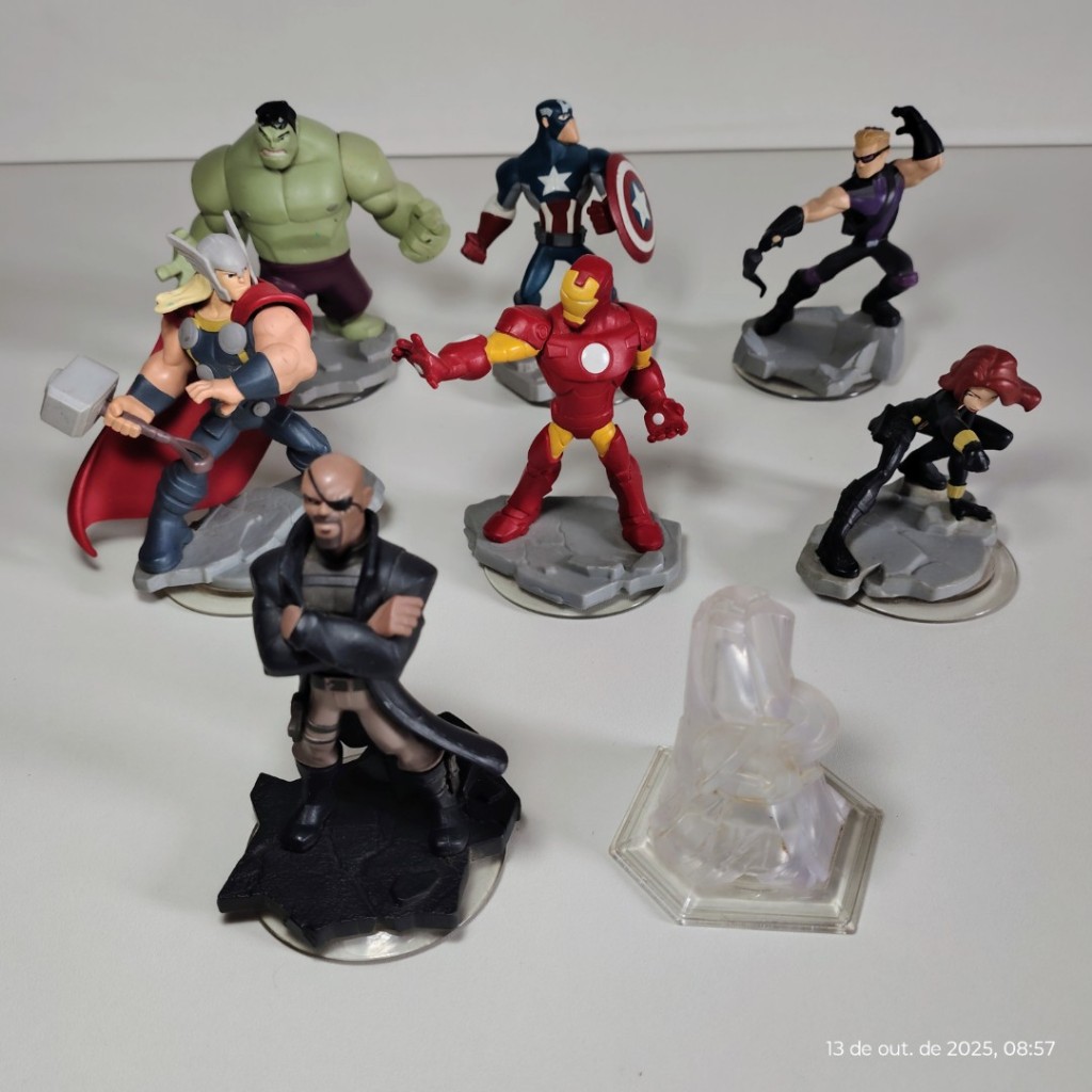 Bonecos Disney Infinity Marvel Vingadores Personagens PS3 PS4 Xbox