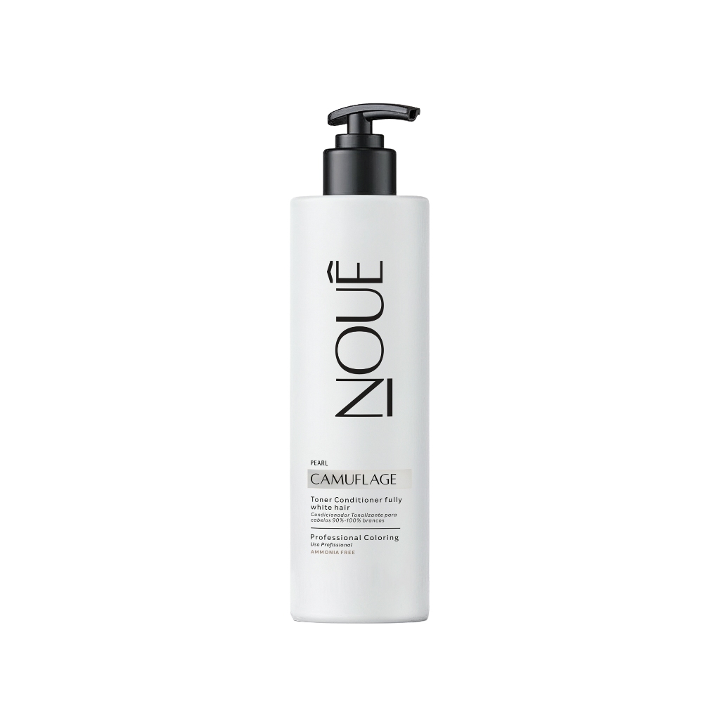 Nouê Tonalizante Capilar Camuflage Pérola 140 ml Sem Amônia Para Cabelos 100% Brancos Tom Champagne