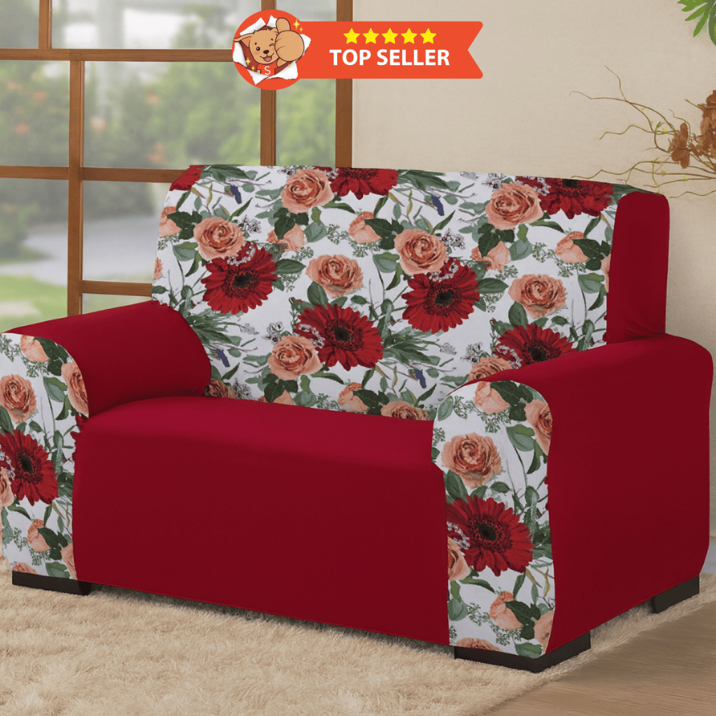 Capa para de sofá 2 lugares Coladinha (1PEÇA AVULSA) Decoração para Sala